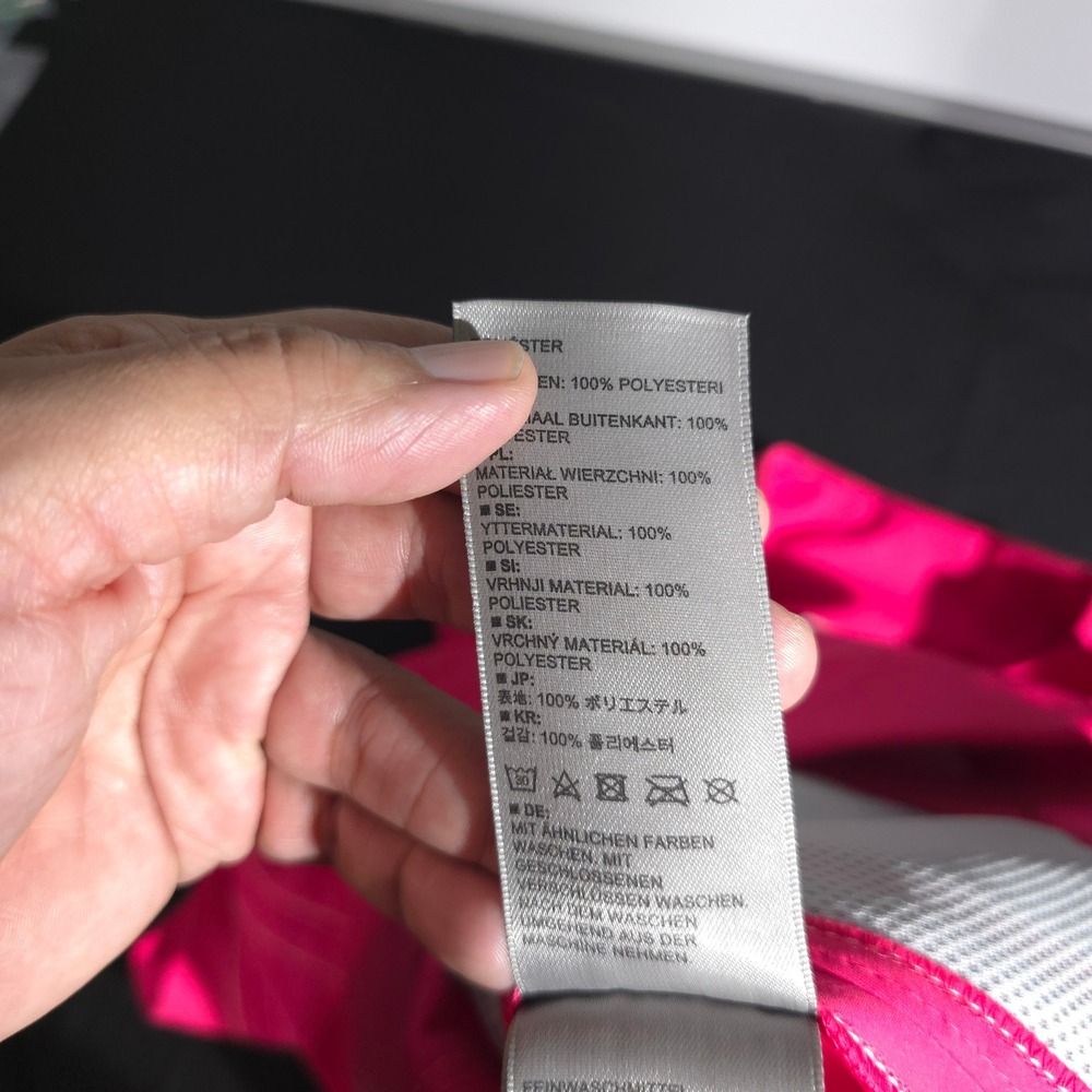 KJUS Golf Vest Womens Medium Hot Pink Full Zip Softshell White Performance Layer - Picture 8 of 10